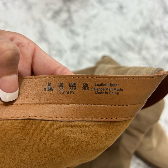 Franco Sarto Coley Riding Beige Used Suede Knee High Side Zip Size 8.5W - Picture 4 of 5